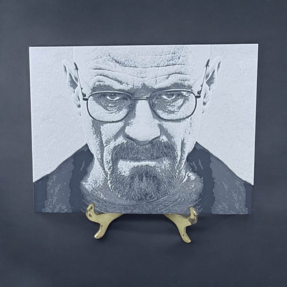 Walter White Heisenberg Wall Art, Breaking Bad, Wall Art